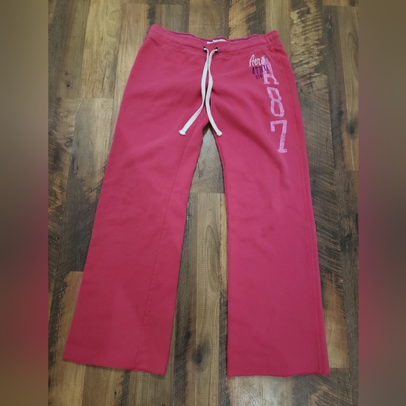 Hot Pink Aeropostale Sweatpants Size- M - Picture 1 of 3